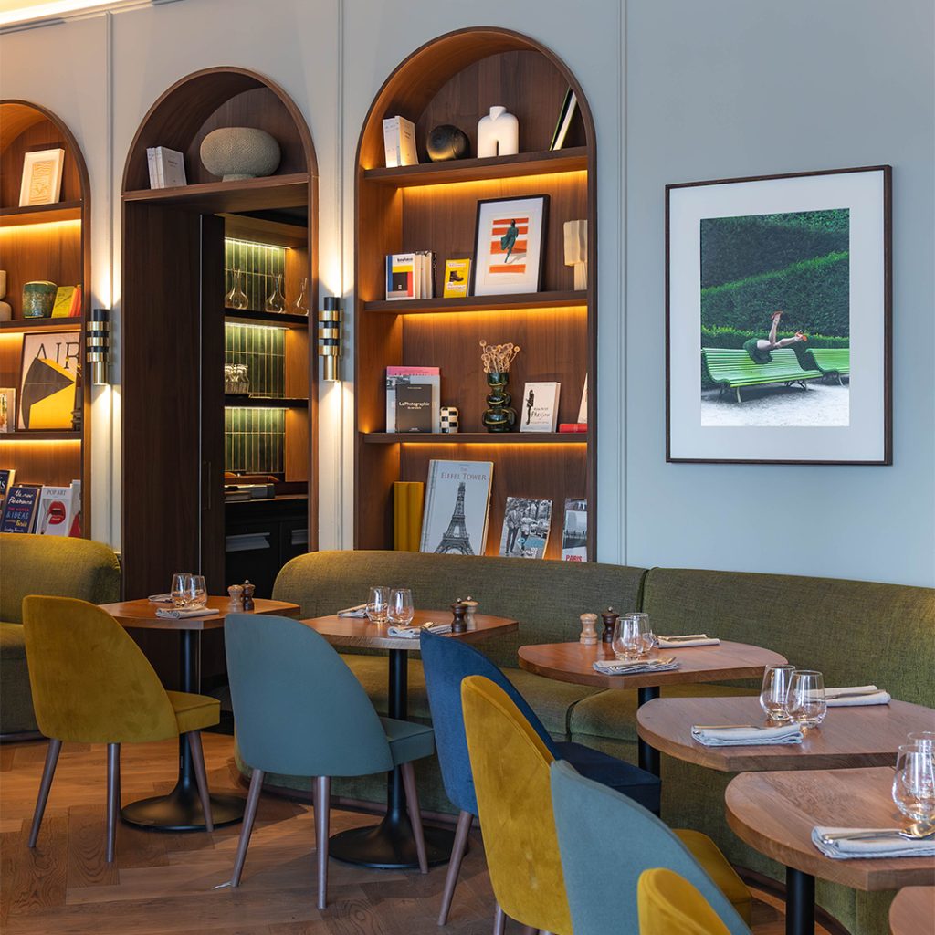 Intérieur du restaurant Flanelles, Paris 10e face à la Gare du Nord